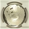 Image 2 : 2014 BASEBALL HALL OF FAME SILVER DOLLAR, NGC PROOF-69 ULTRA CAMEO