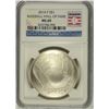 Image 1 : 2014 BASEBALL HALL OF FAME SILVER DOLLAR, NGC MS-69
