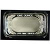Image 2 : "AMERICAN FLAG" ONE OUNCE .999 SILVER INGOT IN PROTECTIVE PLASTIC CAPSULE