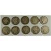 Image 1 : (10) 1902 BARBER HALF DOLLARS