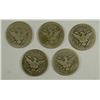 Image 2 : (5) 1907-O BARBER HALF DOLLARS