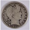 Image 1 : 1915 BARBER HALF DOLLAR VG