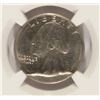 Image 2 : WASHINGTON QUARTER NGC MINT ERROR ( DIE BREAK AT DATE )  AU-58  VERY COOL COIN!!