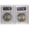 Image 2 : 2002 & 2003 AMERICAN SILVER EAGLES, PCGS MS-69