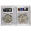 Image 2 : 2004 & 2005 AMERICAN SILVER EAGLES, PCGS MS-69