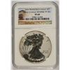 Image 1 : 2012-S AMERICAN SILVER EAGLE, REVERSE PROOF, NGC PROOF-69 TROLLEY LABEL