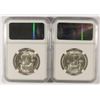 Image 2 : LOT OF ( 2  1952-S FRANKLIN HALF DOLLARS NGC MS-63