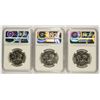 Image 2 : 1965 SMS, 1966 SMS & 1967 SMS KENNEDY HALF DOLLARS ALL NGC MS-66