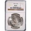 Image 1 : 1901-O MORGAN SILVER DOLLAR, NGC MS-62