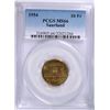 Image 1 : 1954 SAARLAND 10 FRANKEN, PCGS MS-66 RARE!!