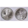 Image 1 : ( 2 ) UNC 1991 AMERICAN SILVER EAGLES
