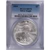 Image 1 : 2004 AMERICAN SILVER EAGLE, PCGS MS-70!