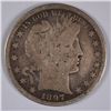 Image 1 : 1897-S BARBER HALF DOLLAR G/VG