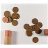 Image 2 : ( 50 )  ROLLS CIRCULATED WHEAT CENTS, DATES FROM  THE 1940S AND 50'S