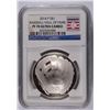 Image 1 : 2014 BASEBALL HALL OF FAME SILVER DOLLAR, NGC PROOF-70 ULTRA CAMEO