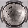Image 2 : 2014 BASEBALL HALL OF FAME SILVER DOLLAR, NGC PROOF-70 ULTRA CAMEO