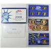 Image 4 : U.S. PROOF SETS: 2001 ( 2 ) 2005, ( 4 ) 2007 ( MISSING PRESIDENTIAL SET ) & 2008