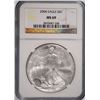 Image 1 : 2004 AMERICAN SILVER EAGLE, NGC MS-69