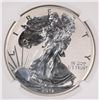 Image 2 : 2012-S AMERICAN SILVER EAGLE, REVERSE PROOF, NGC PROOF-69 TROLLEY LABEL