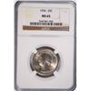 Image 1 : 1936 WASHINGTON QUARTER, NGC MS-65