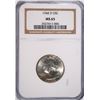Image 1 : 1944-D WASHINGTON QUARTER, NGC  MS-65