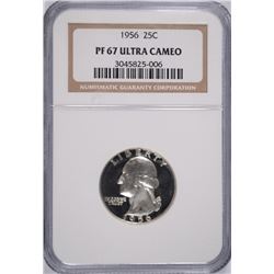 1956 WASHINGTON QUARTER, NGC PROOF-67 ULTRA CAMEO