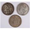 Image 1 : LOT OF ( 3 ) NICE CIRC MORGAN DOLLARS: 1879, 1882-O & 1889-O