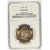 Image 1 : 1956 FRANKLIN HALF DOLLAR, NGC MS-65 FBL  CRAZY COLORS AND TONING!!