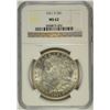 Image 1 : 1921-D MORGAN SILVER DOLLAR, NGC MS-62