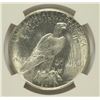 Image 3 : 1922-D PEACE SILVER DOLLAR, NGC MS-63  BLAST WHITE!