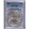 Image 1 : 2003 AMERICAN SILVER EAGLE, PCGS MS-70! PERFECT!
