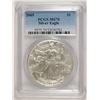 Image 1 : 2005 AMERICAN SILVER EAGLE, PCGS MS-70 RARE LISTS IN PCGS PRICE GUIDE AT $700.00