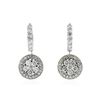 Image 1 : 14KT White Gold 3.41 ctw Diamond Earrings