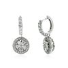 Image 2 : 14KT White Gold 3.41 ctw Diamond Earrings