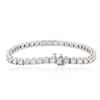 Image 2 : 14KT White Gold 4.75 ctw Diamond Tennis Bracelet
