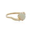 Image 2 : 14KT Yellow Gold 1.00 ctw Opal and Diamond Ring