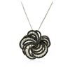 Image 1 : 14KT White Gold 2.00 ctw Diamond Pendant With Chain