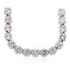 Image 2 : 18KT White Gold 16.50 ctw Diamond Necklace