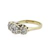 Image 2 : 14KT Yellow Gold 1.25 ctw Diamond Ring