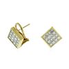 Image 2 : 18KT Yellow Gold 2.51 ctw Diamond Earrings