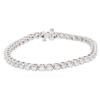Image 1 : 14KT White Gold 4.45 ctw Diamond Tennis  Bracelet