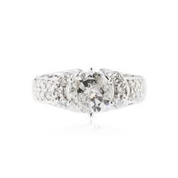 14KT White Gold 1.58 ctw Diamond Ring