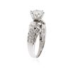 Image 3 : 14KT White Gold 1.58 ctw Diamond Ring