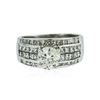 Image 1 : 14KT White Gold 1.51 ctw I-1/K Diamond Ring