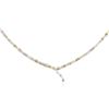 Image 1 : 14KT Yellow Gold 32.90 ctw Rough Diamond Necklace With Charm
