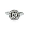 Image 1 : 14KT White Gold 0.86 ctw Diamond Ring