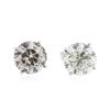 Image 1 : 14KT White Gold 2.70 ctw Diamond Stud Earrings