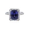 Image 1 : 14KT White Gold 3.11 ctw Tanzanite and Diamond Ring