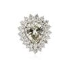 Image 1 : 14KT White Gold 9.34 ctw Diamond Ring