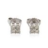 Image 1 : 14KT White Gold 0.49 ctw Diamond Earrings
